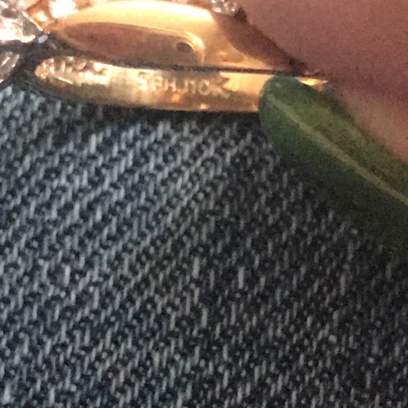 10K cluster engagement ring - Picture 5 of 11